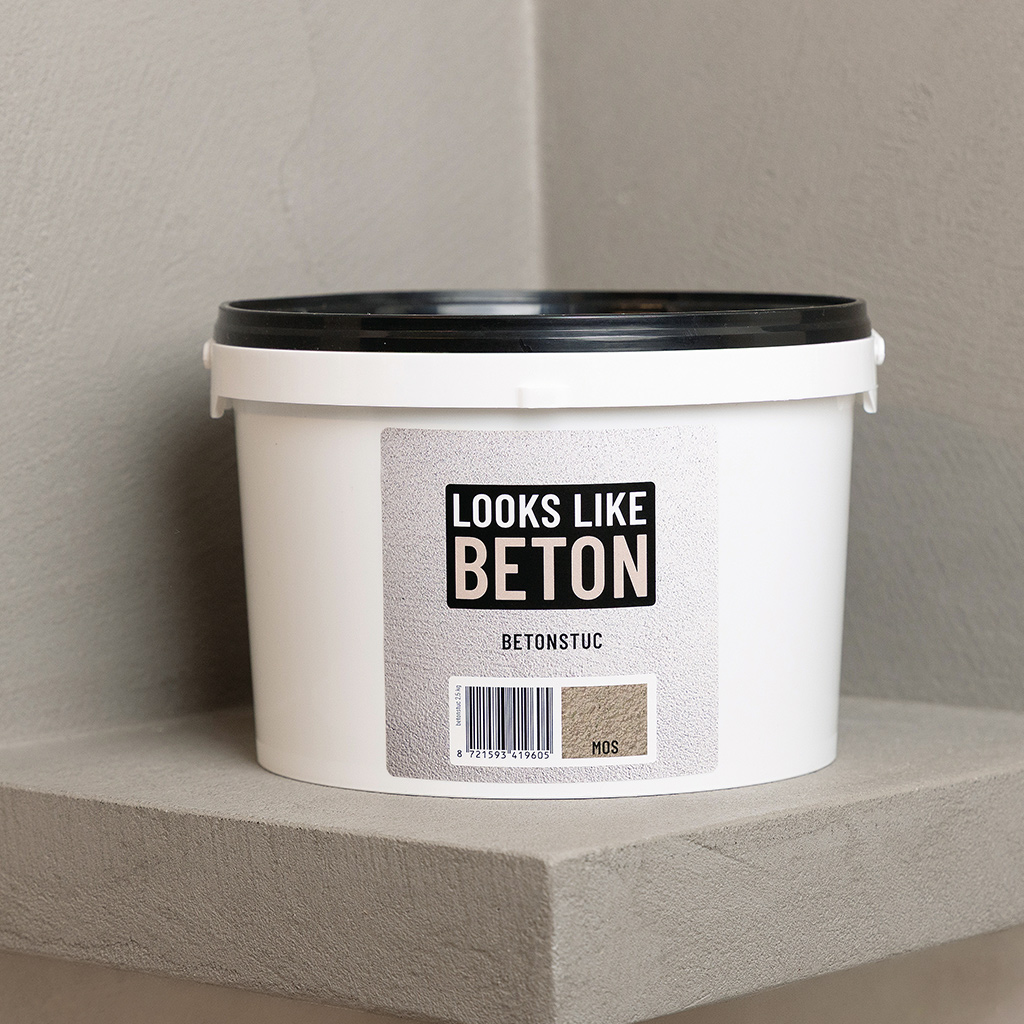Betonstuc Mos (verzamelpagina 2,5, 5 en 10kg)